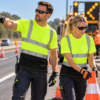 Quick Dry Polyester Hi Vis Worker T-Shirt Boiler Construction Mining High Visibility Reflective Workwear