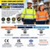 reflective shirt Custom Logo Quick Dry Work Uniform Electrician Repair Cleaner Boiler High Visibility Worker Workwear Shirts