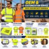 EN20471 High Visibility Reflective Worker Workwear Uniform Airport Traffic Industrial Oil Mining Work Shirts